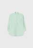 Silk Laundry Cotton Silk Round Shirt - Dew - Thumbnail 2