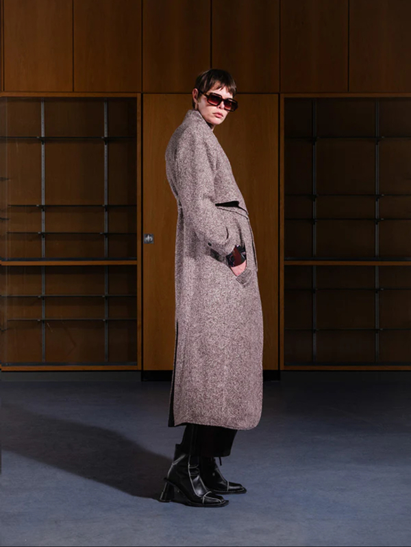 Henrik Vibskov Evening Coat - Taupe | Garmentory