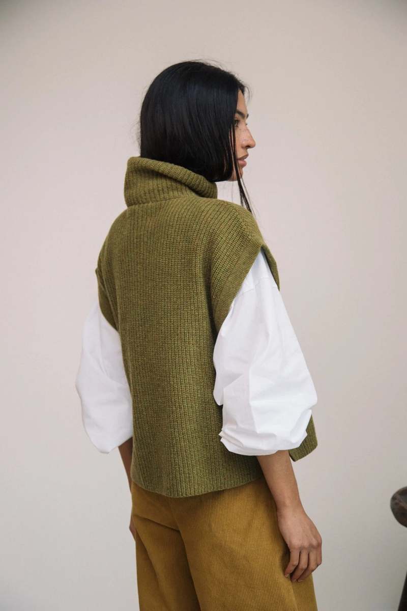 Beaumont Organic Kanon Vest - Ochre Marl