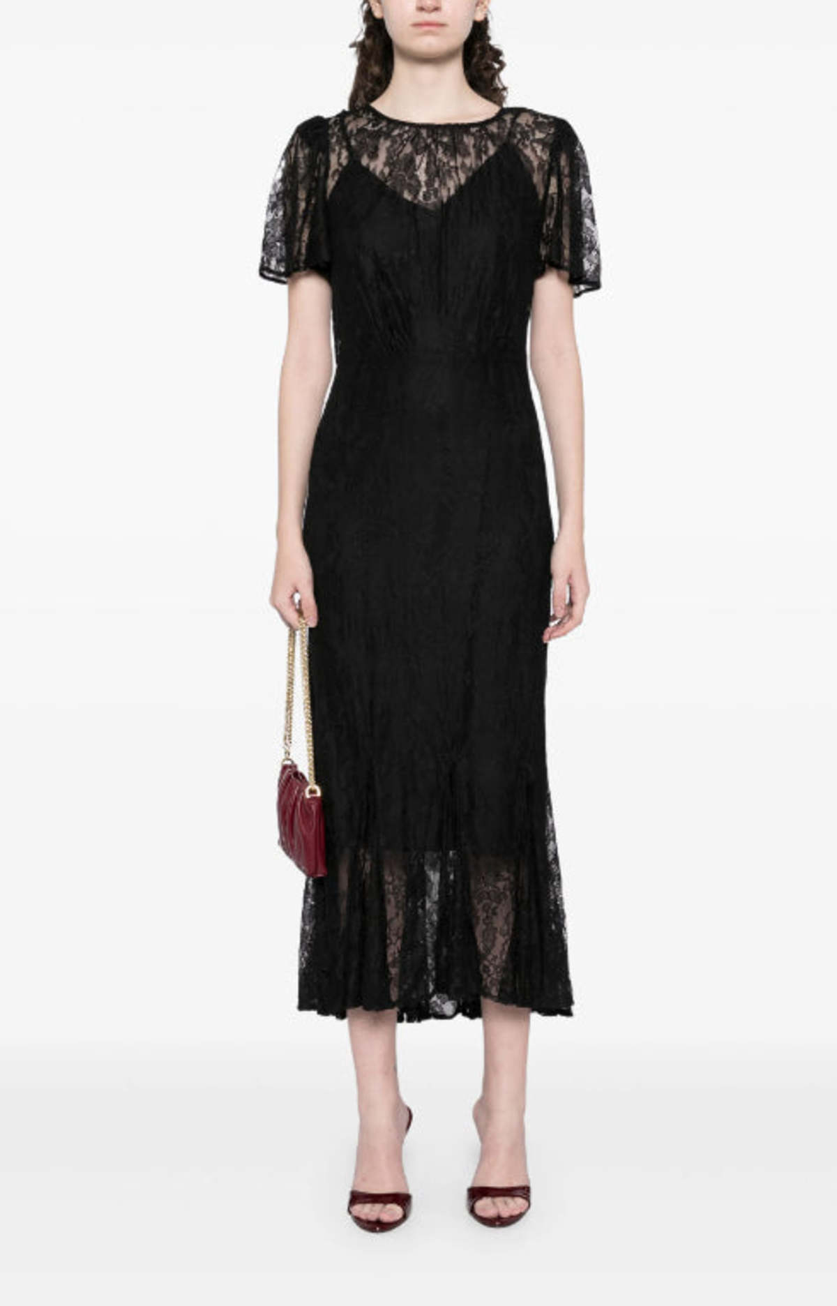 knee length dresses for ladies Buy Arabella Midi Dress by SOMETHING 4 OLIVIA online main image 0