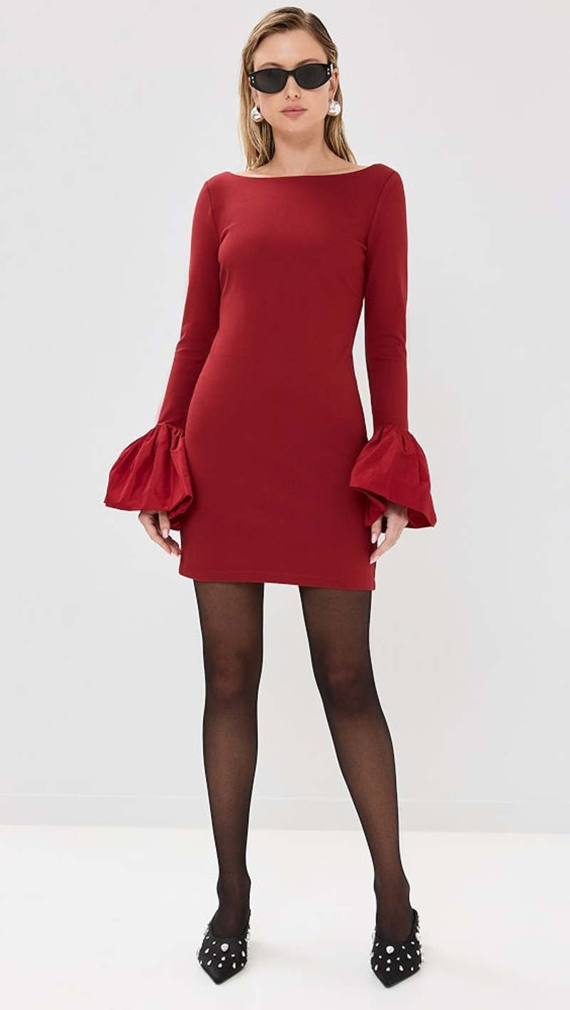 Staud Hawthorne Dress - Rouge | Garmentory