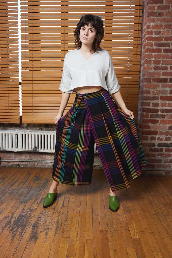 パンツ CRASH VELOUR WRAP SKIRT WITH PANTS astoud-dac-embellish-