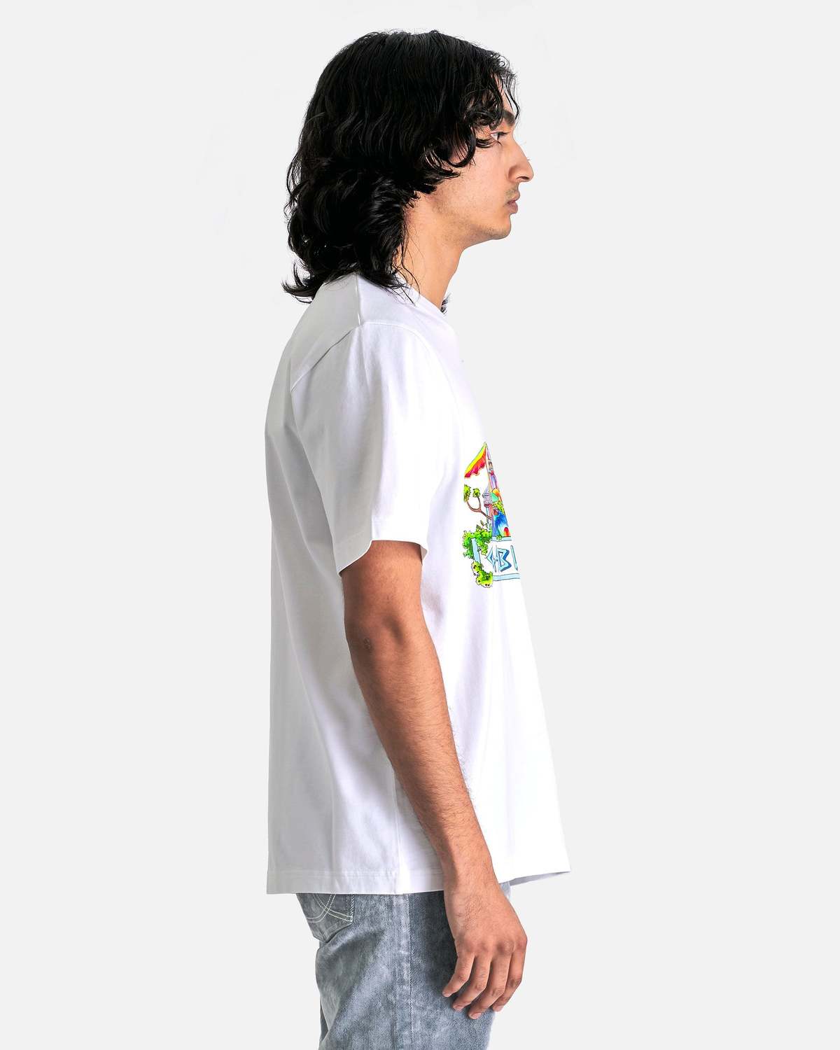 トップス CASABLANCA The Road to Knowledge Casablanca: Multicolor 'The Road to Knowledge' Shirt | SSENSE