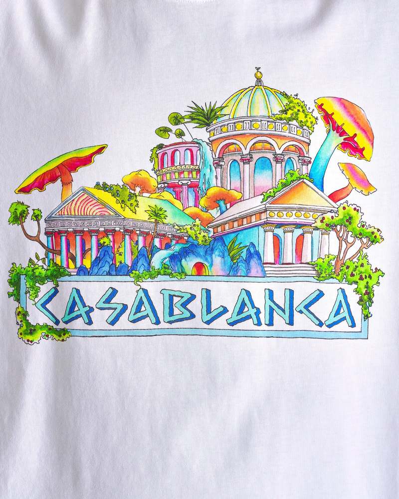Casablanca The Road to Knowledge Printed T-shirt - White