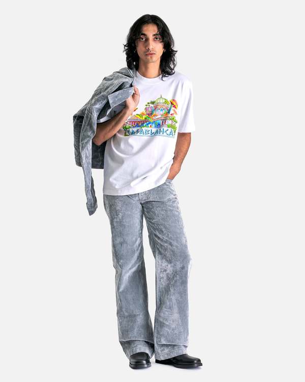 Casablanca The Road to Knowledge Printed T-shirt - White