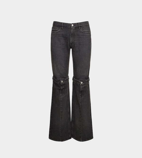 Coperni Open Knee Jeans - Washed Black | Garmentory