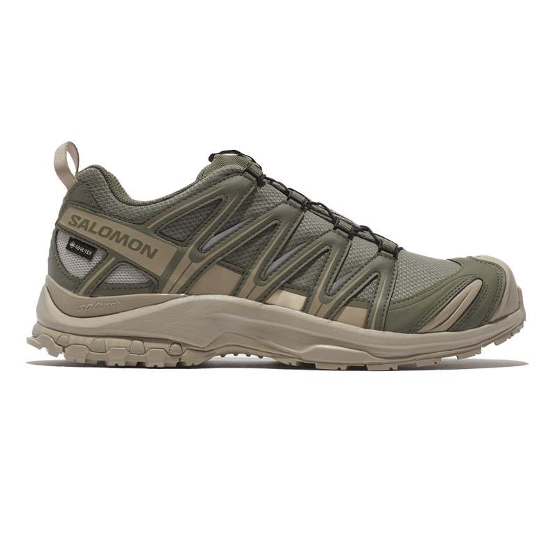 【SALOMON】XA PRO ACTIVE オリーブ SALOMON XA PRO 3D GTX Sneaker - DEEP LICH/OLIVE NIGHT/SILVER
