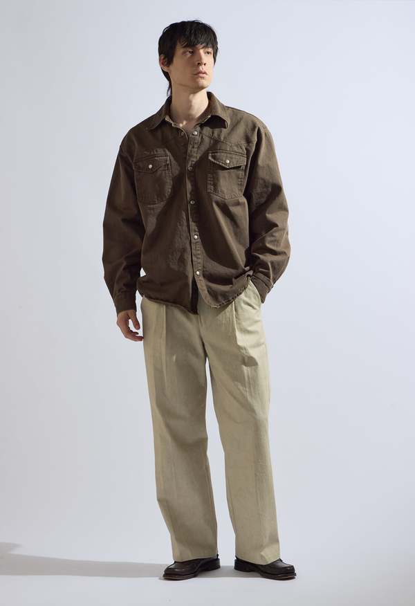 NKC Texas Shacket - Chocolate