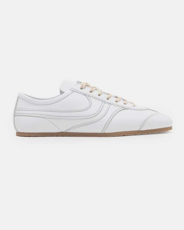 【DRIES VAN NOTEN】FW24 レザースニーカー White 送料関税込 Leather-Sneakers-in-White-