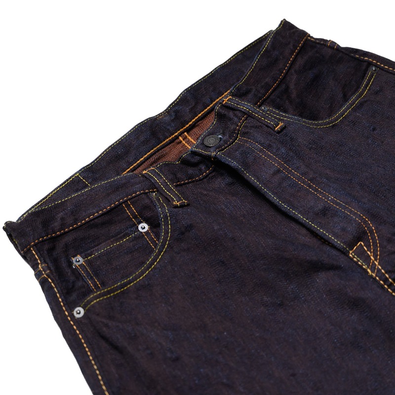 Pure Blue Japan PER-EX-003-ID 15oz Extra Slub Regular Straight Selvedge Denim