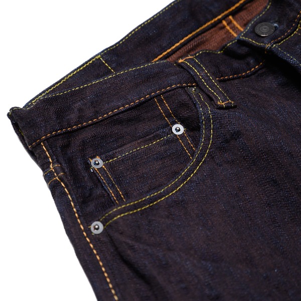 Pure Blue Japan PER-EX-003-ID 15oz Extra Slub Regular Straight Selvedge Denim