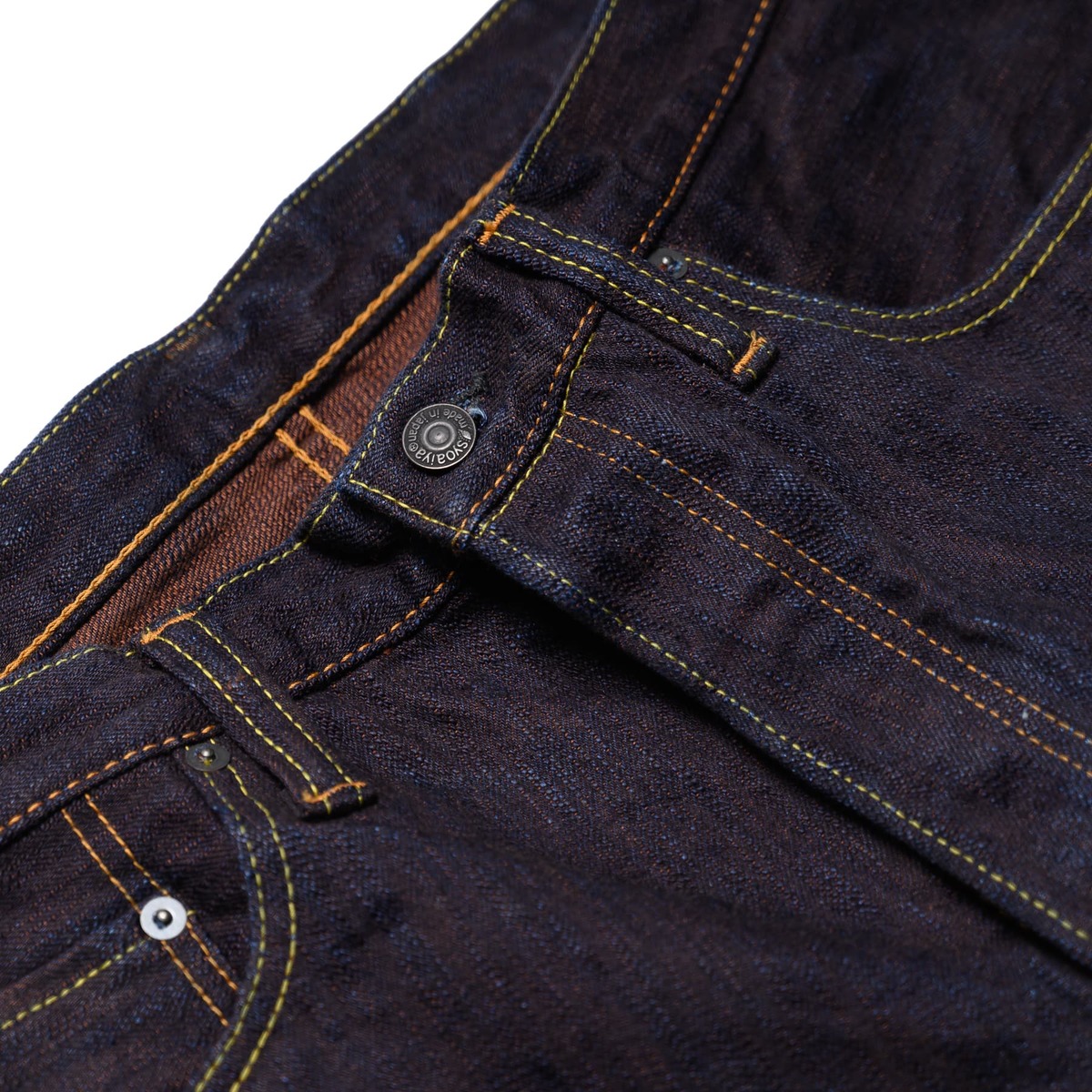 Pure Blue Japan PER-EX-003-ID 15oz Extra Slub Regular Straight Selvedge Denim - Image 6 of 13