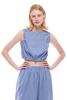 Toit Volant Zoe Crop Top - Blue/White - Thumbnail 6
