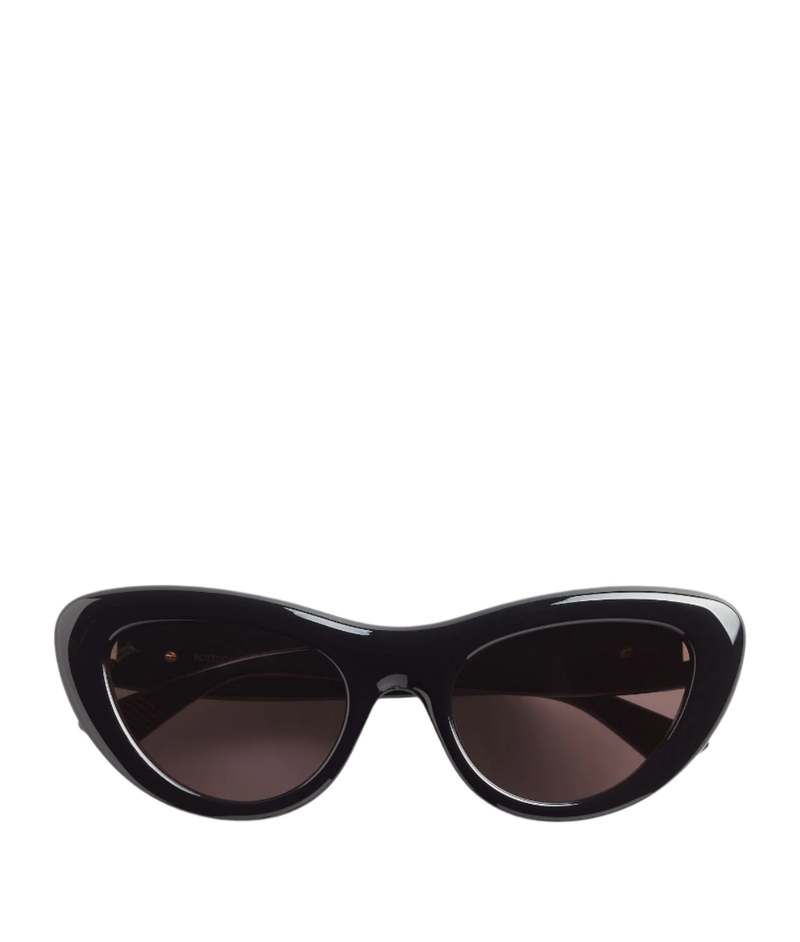 BOTTEGA VENETA Bombe Cat Eye Sunglasses - Black/Grey