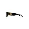 Balenciaga Bossy Round Af Sunglasses - Black - Thumbnail 4