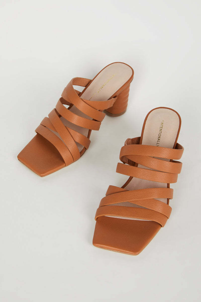 "INTENTIONALLY __________." KAMRY HEEL - CANYON