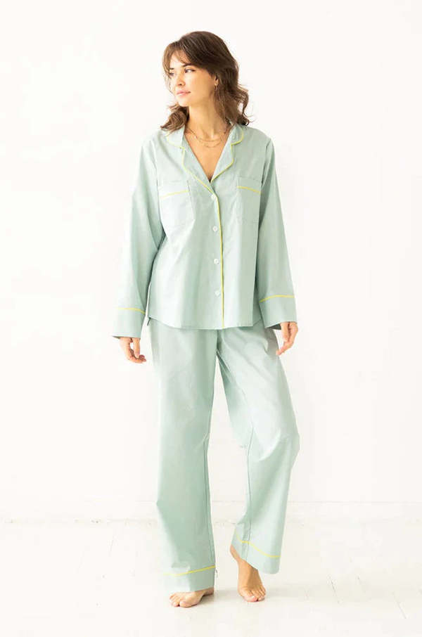 Salua Lingerie Woven Cotton Classic Pajama