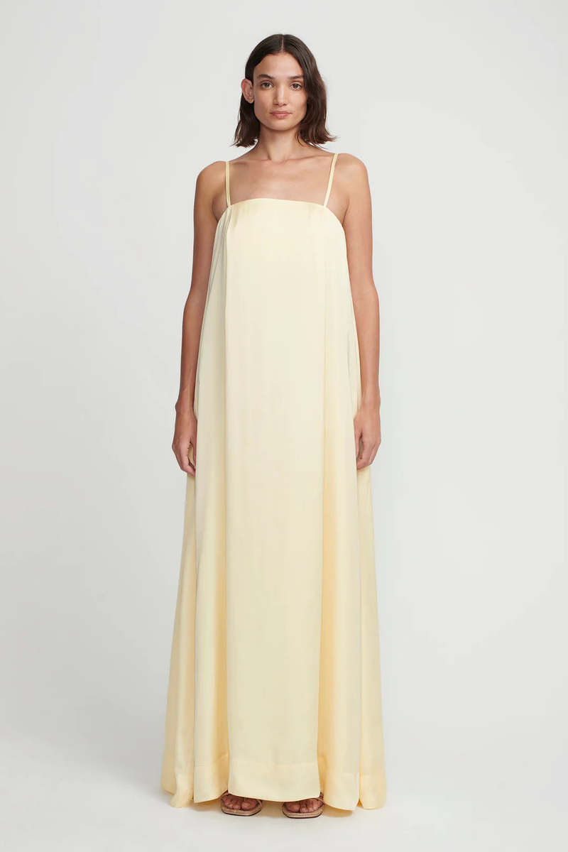Hansen & Gretel Angelica Maxi Dress - Butter | Garmentory