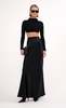 Nonchalant Label Lara Maxi Skirt - Black - Thumbnail 2