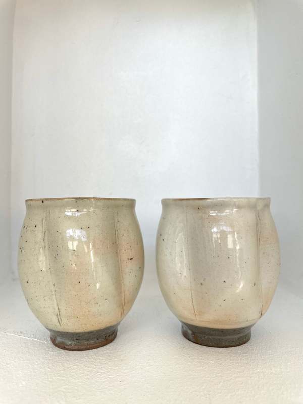 Ri-Ri-Ku Tulip Tea Cup Set - Natural Grey