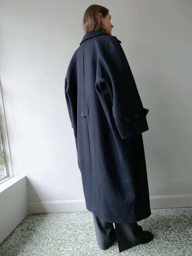 MKDT STUDIO Caro Coat - Dark Navy | Garmentory