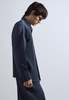 NKC Pleated Long Sleeve - Navy - Thumbnail 3