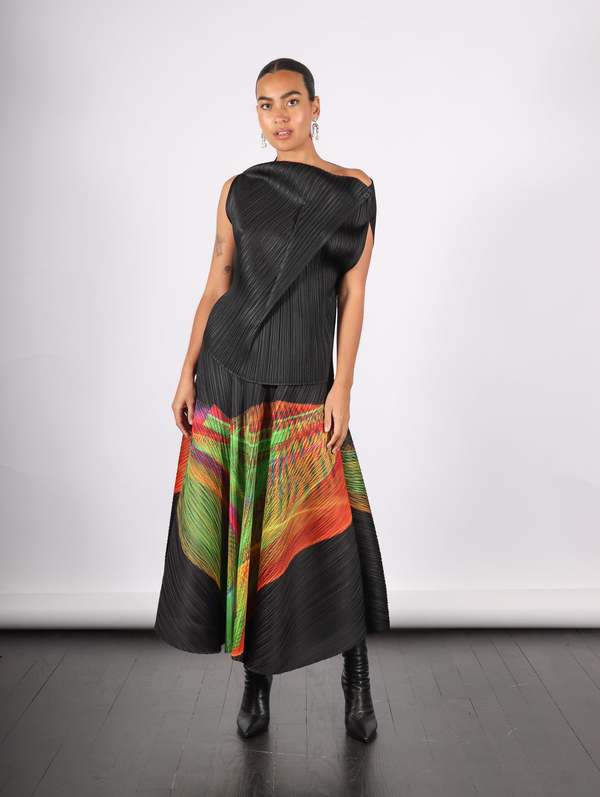 スカート PLEATS PLEASE ISSEY MIYAKE CARMINE SKIRT Pleats Please by Issey Miyake New Colorful Basics 4 Skirt