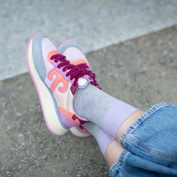 XS Unified Chalet Socks - Grey/Lavender