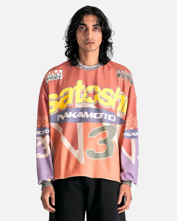 トップス Satoshi Nakamura Satoshi Nakamoto Speedway Longsleeve (Green) - UNION LOS ANGELES