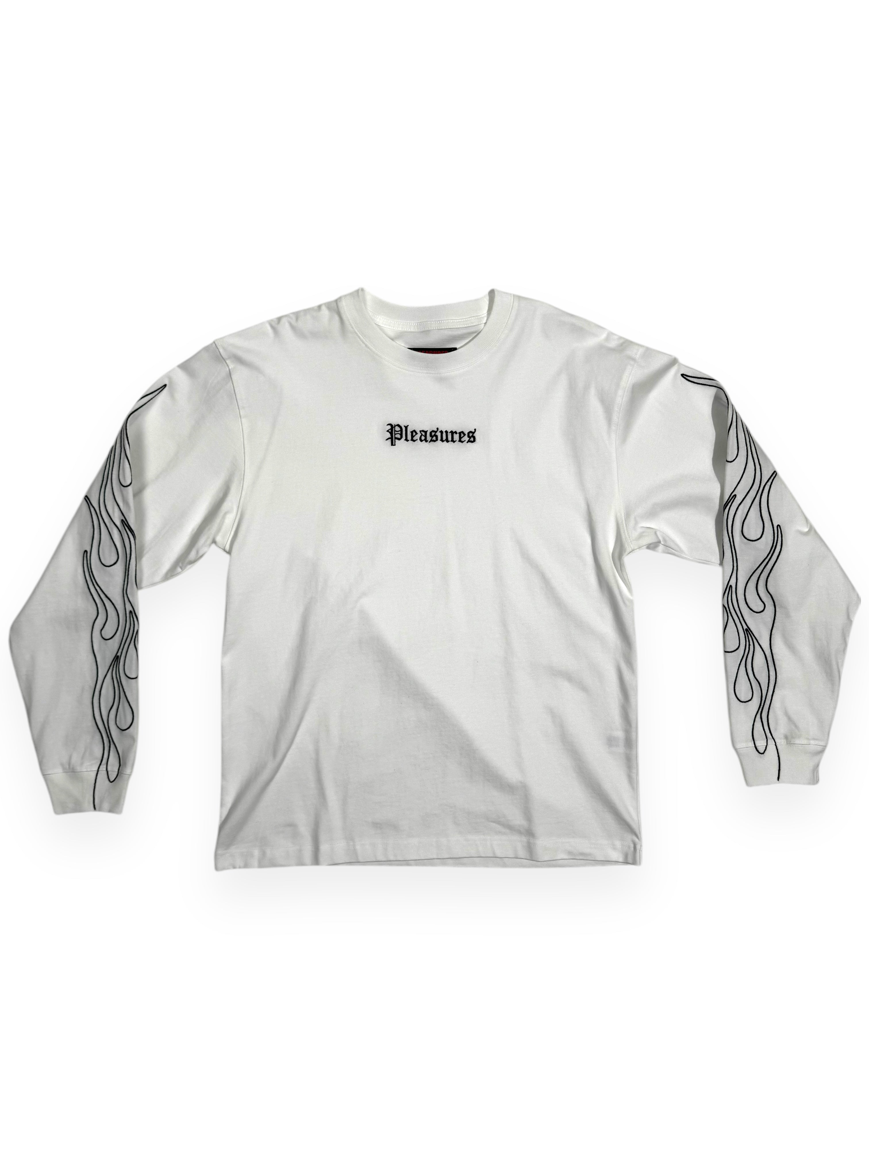 PLEASURES Fiery Heavyweight Longsleeve | Garmentory