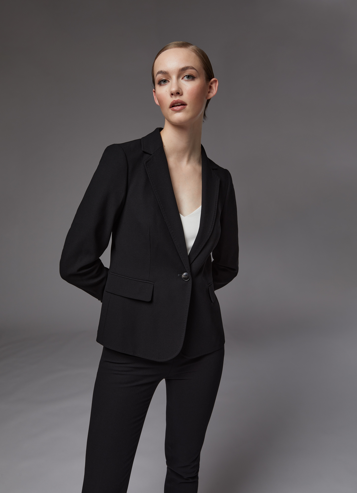 LK Bennett Wiley Jacket - Black - Image 2 of 4