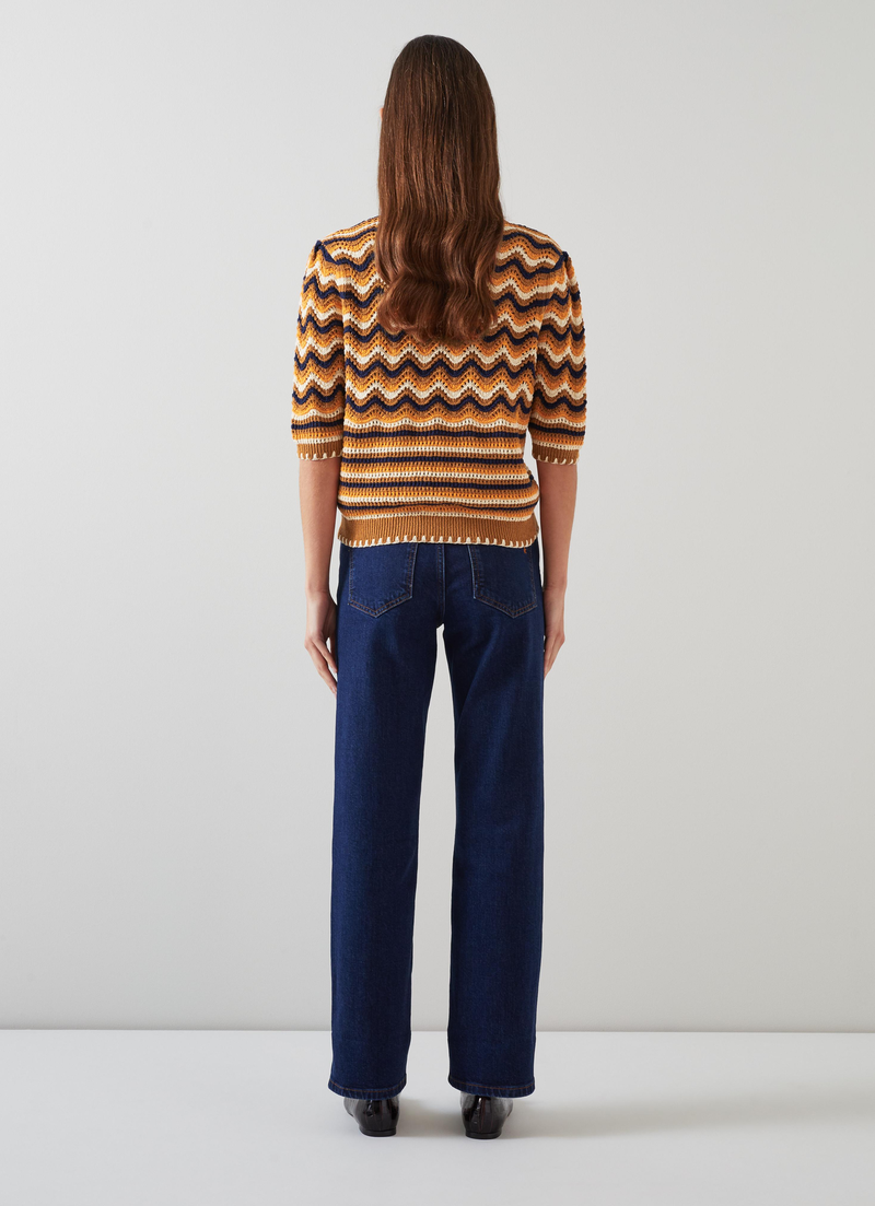 LK Bennett Soni Knitted Top - Multi