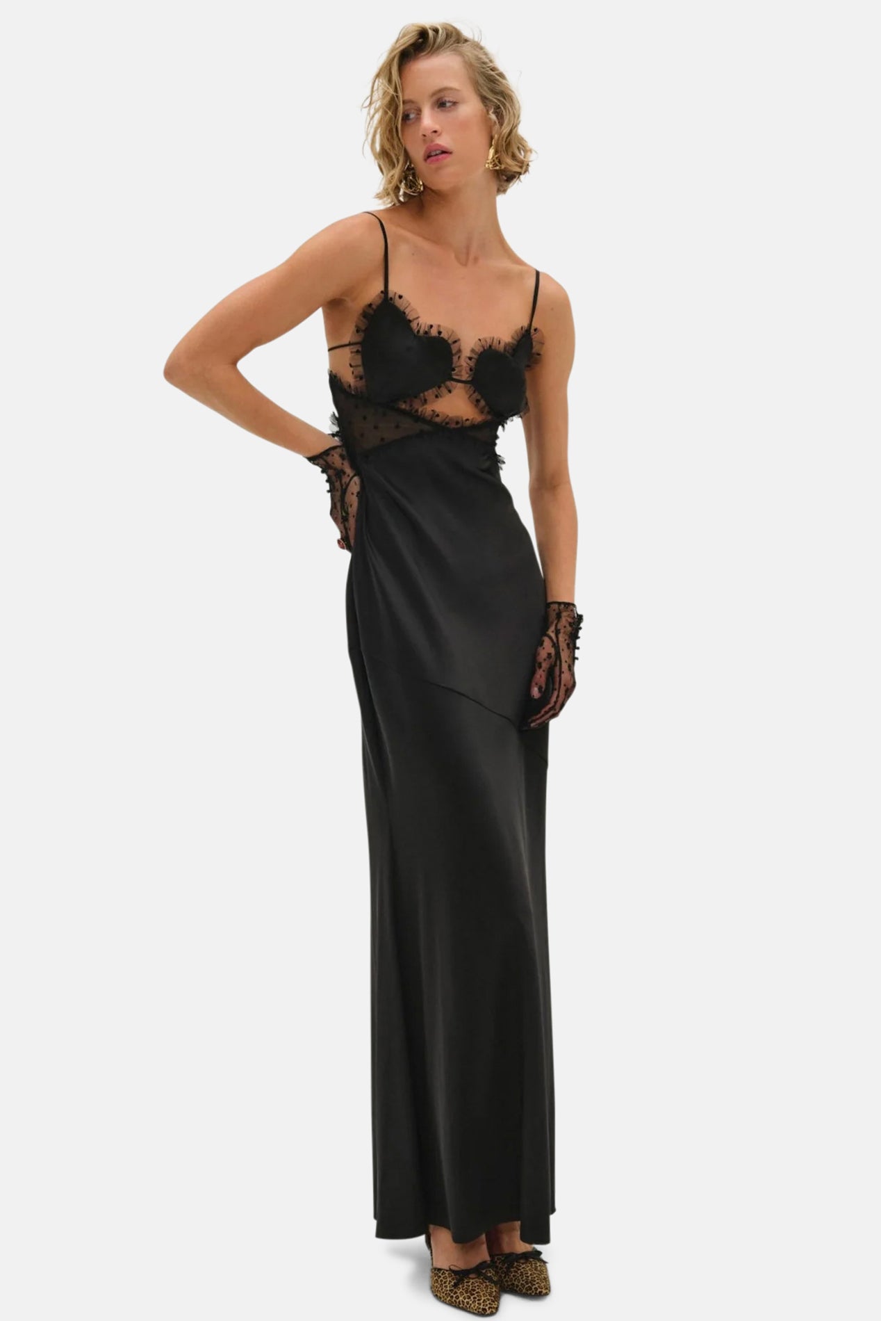 For Love & Lemons Val Maxi Dress - Black | Garmentory
