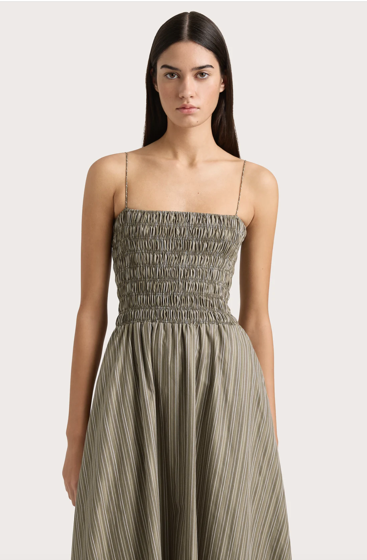 knee length dresses for ladies Faithfull The Brand Lida Midi Dress