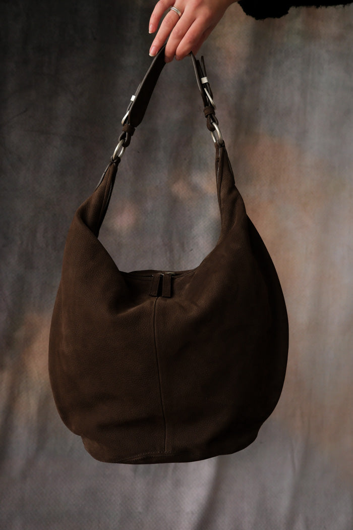 ☆MARGE SHERWOOD☆ LEATHER SYMBOL BELTblack nubuck Marge Sherwood Black Belted Bag Marge Sherwood