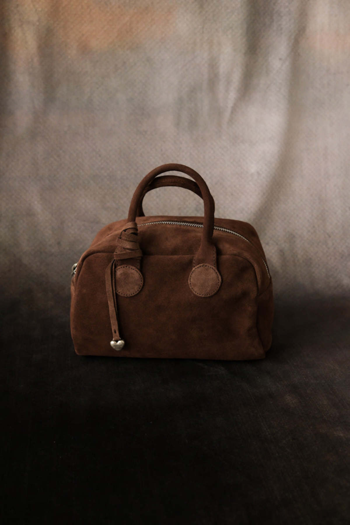 ★MARGE SHERWOOD★ SOFT BOWLING BAGchoco brown suede CC04766 Margesherwood] / SOFT BOWLING BAG / choco brown suede (MARGE