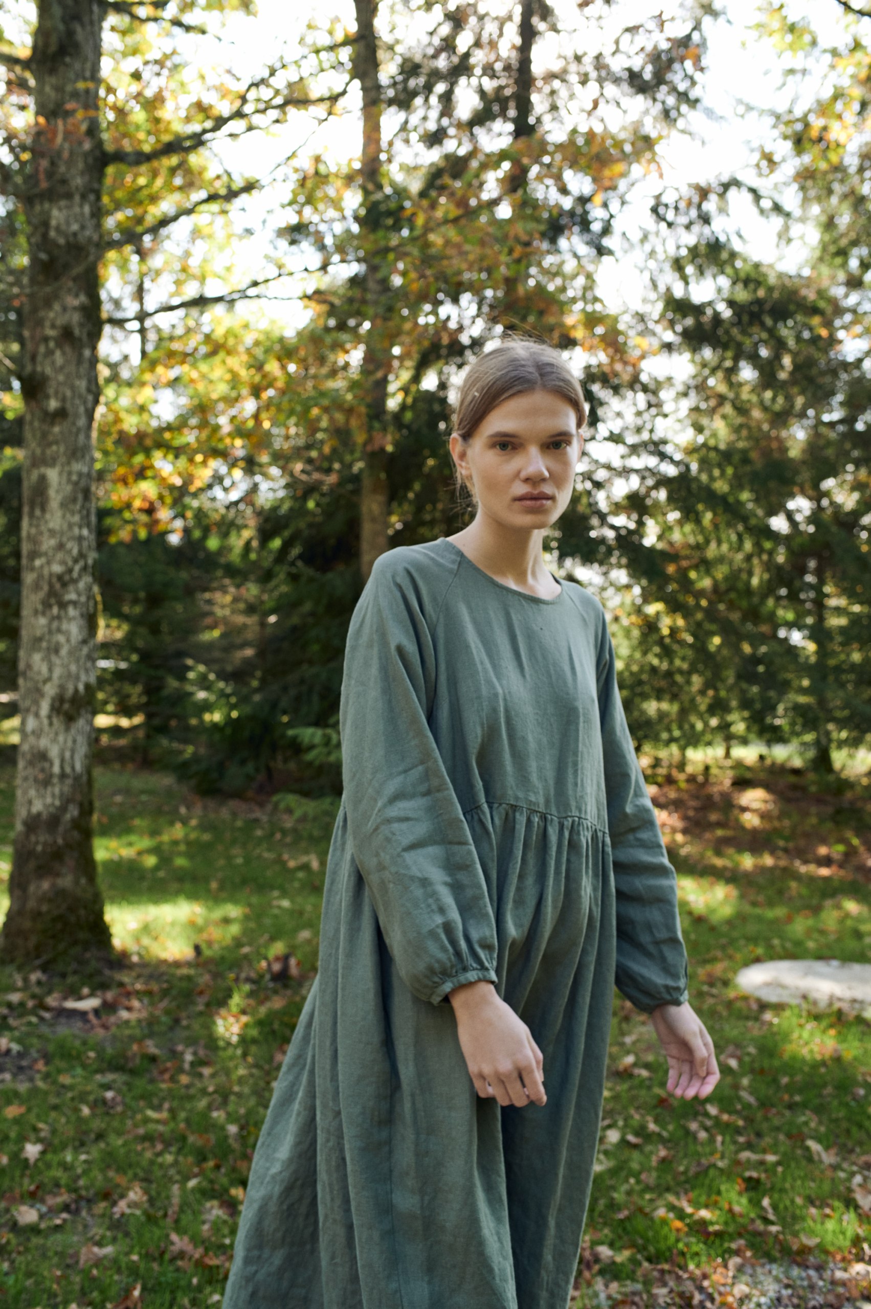 knee length dresses for ladies Women's Long Linen Dresses Monserrat main image 0