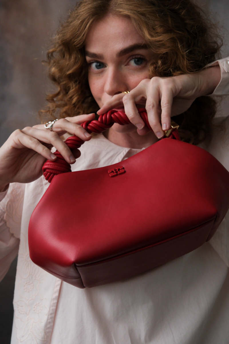 Ganni Bou Bag - Fiery Red | Garmentory