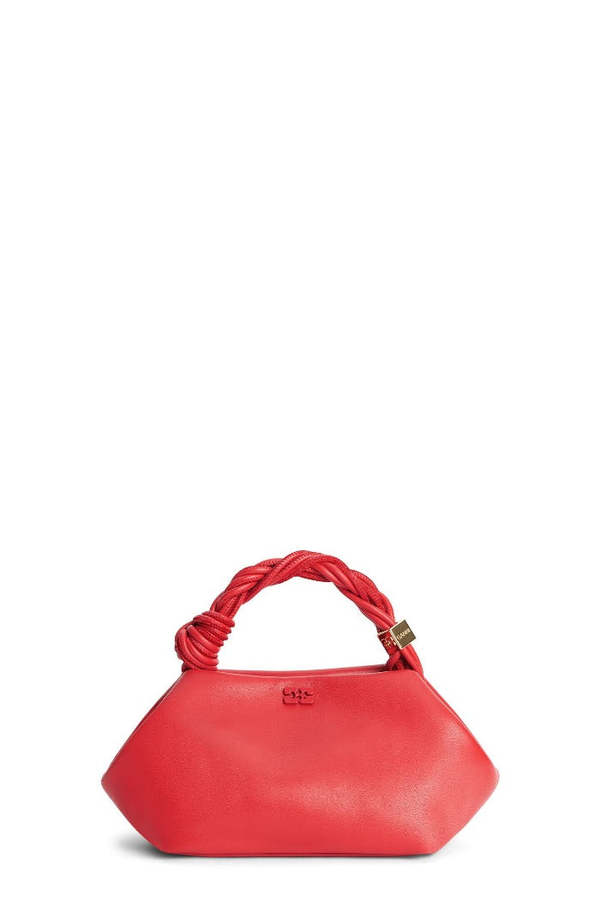 トートバッグ Ganni Bou Bucket Mini Purse - Ganni - Leather - Red Red Mini GANNI Bou Bucket Bag | GANNI US