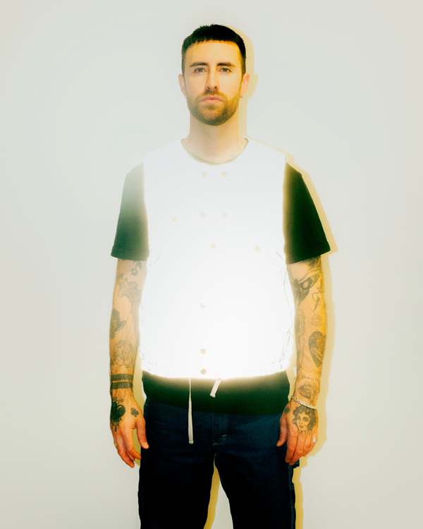 Engineered Garments Cover Poly Reflective Taffeta Vest - Silver