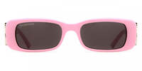 Balenciaga Dynasty Rectangle Sunglasses - Pink - Thumbnail 1