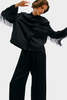 Sleeper Cosmic Cowboy Fringed Set - Black - Thumbnail 4