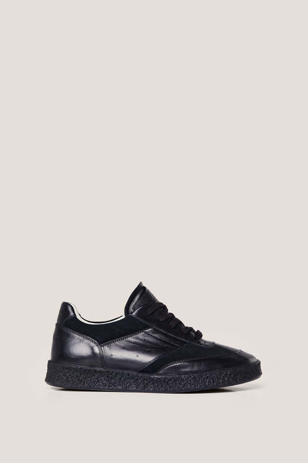 MM6 Maison Margiela 6 Court Sneakers - Black | Garmentory