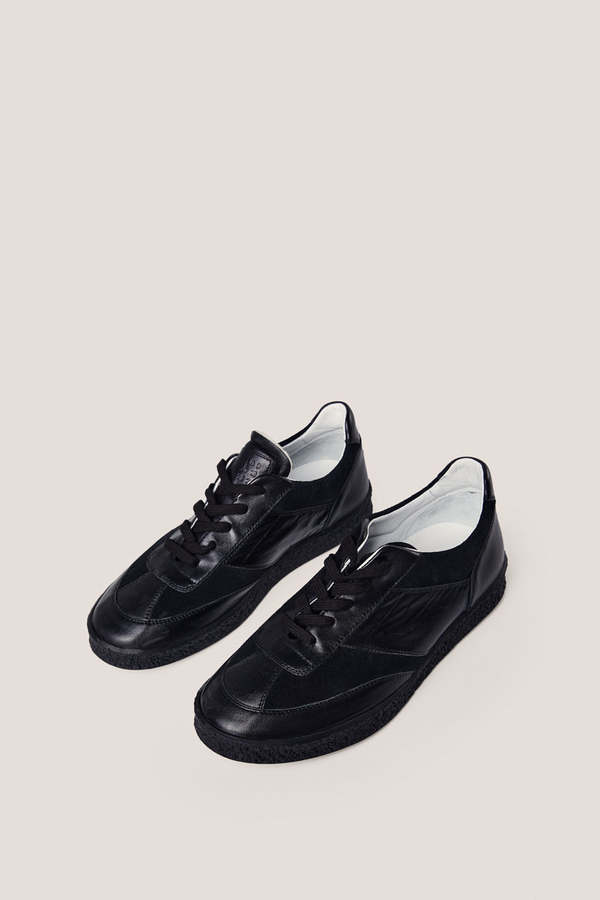 MM6 Maison Margiela 6 Court Sneakers - Black | Garmentory