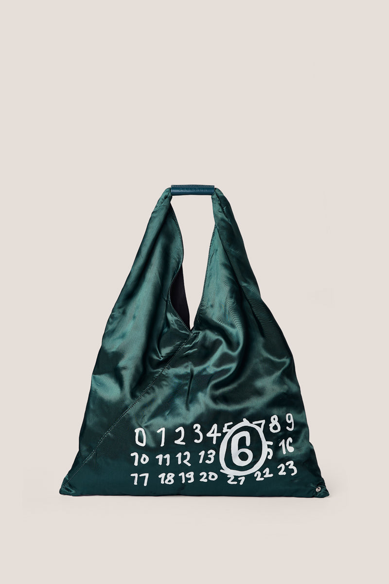 MM6 Maison Margiela Classic Japanese Logo-print Tote Bag - Forest