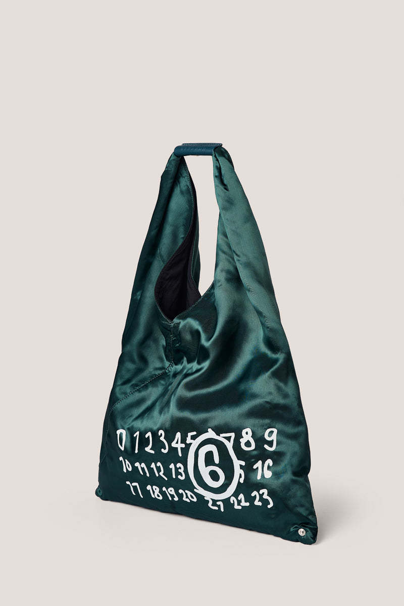 MM6 Maison Margiela Classic Japanese Logo-print Tote Bag - Forest