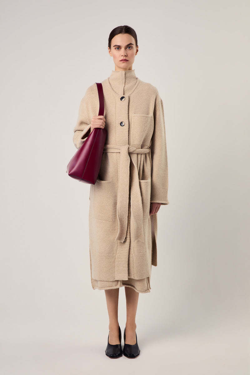 MM6 Maison Margiela Large Fortune Cookie Leather Tote Bag
