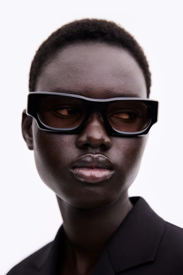 Port Tanger Kerewan Sunglasses - Black Frame/Amber Lens | Garmentory