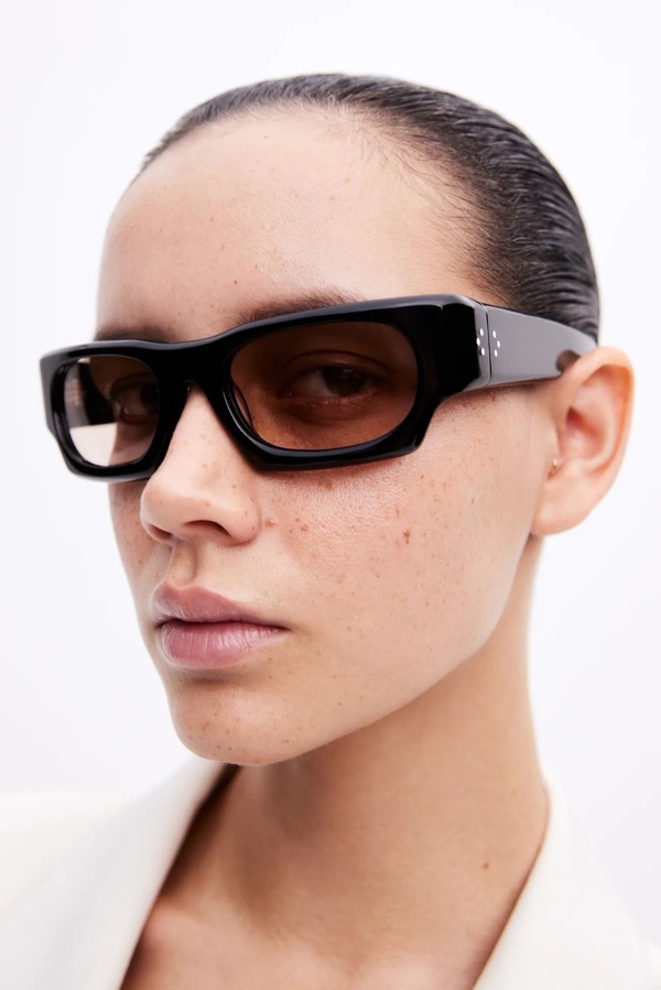 Port Tanger Kerewan Sunglasses - Black Frame/Amber Lens | Garmentory