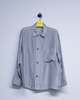 Lemaire Silk Pyjama Shirt - Cloudy Grey - Thumbnail 7